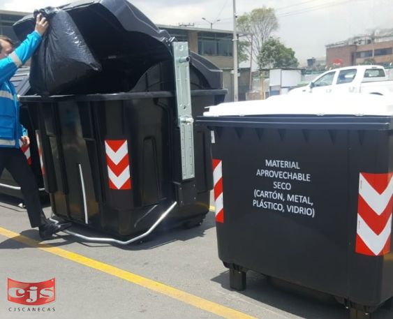 Nuevos contenedores de basura en Bogotá