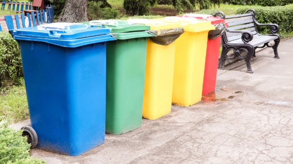 Canecas para espacio público y zonas de alta circulación