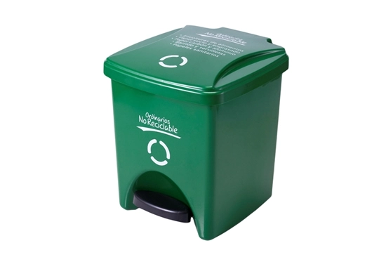 Caneca Tipo Pedal 20 LTS para residuos orgánicos aprovechables