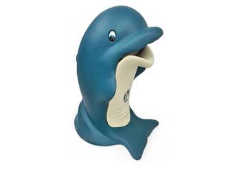 Caneca en forma de delfín
